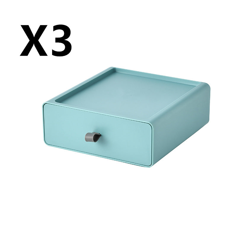 Stackable Desktop Storage Box Organizer, desk organizer, makeup organizer and drawer organizer