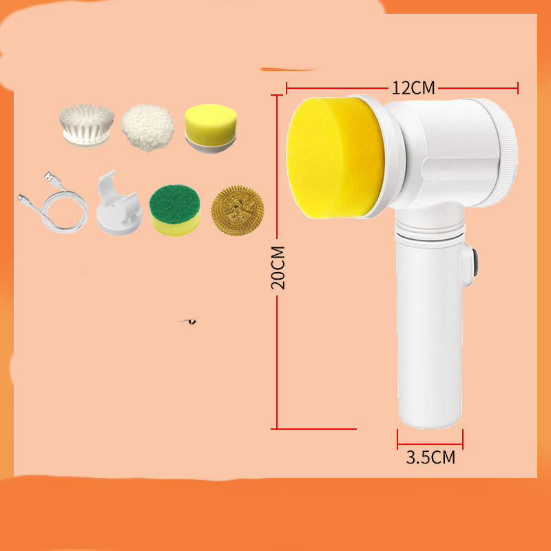 Electric Kitchen Cleaning Brush and Head Options, electric scrubber and kitchen brush
