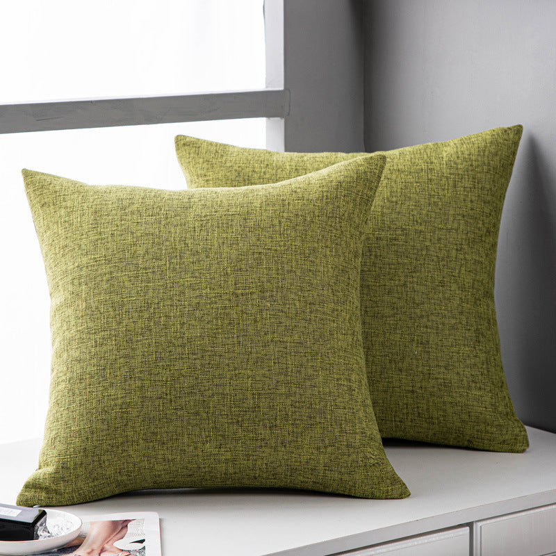 Solid-Color Sofa Cushion Cover 45 x 45cm, throw pillow cover, cushion case and sofa pillowcase