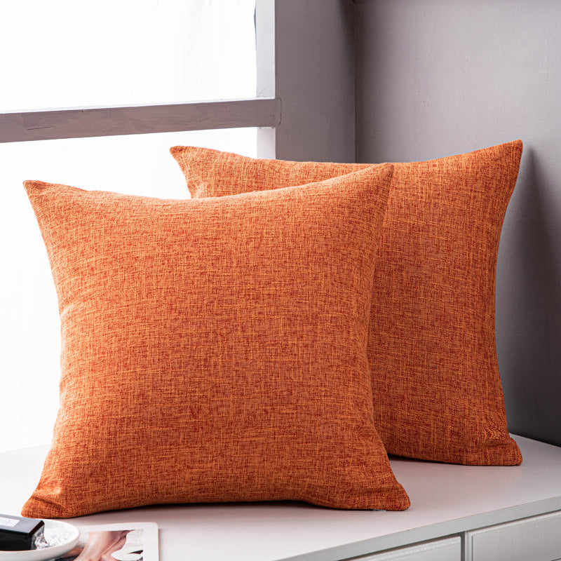 Solid-Color Sofa Cushion Cover 45 x 45cm, throw pillow cover, cushion case and sofa pillowcase