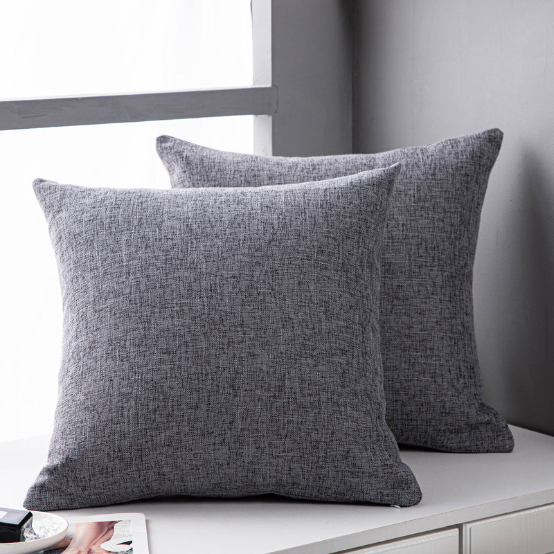Solid-Color Sofa Cushion Cover 45 x 45cm, throw pillow cover, cushion case and sofa pillowcase