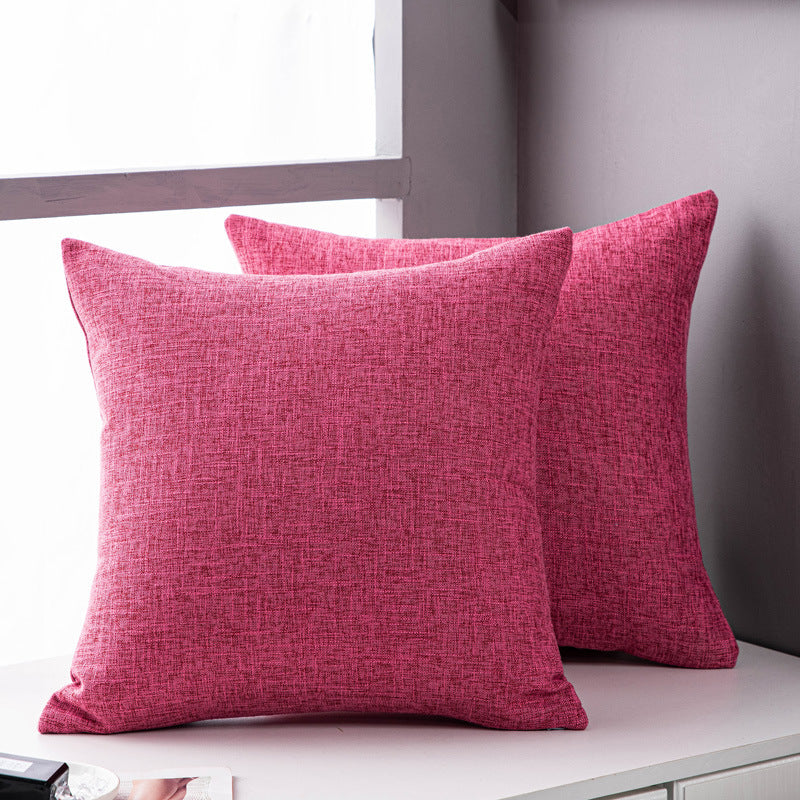 Solid-Color Sofa Cushion Cover 45 x 45cm, throw pillow cover, cushion case and sofa pillowcase