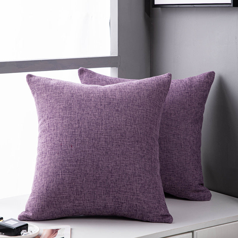 Solid-Color Sofa Cushion Cover 45 x 45cm, throw pillow cover, cushion case and sofa pillowcase