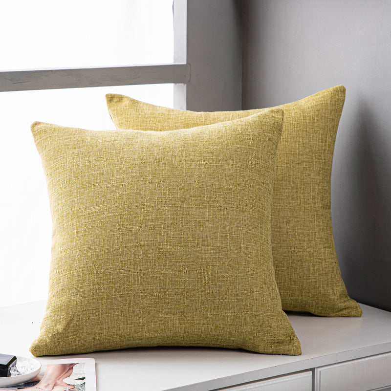 Solid-Color Sofa Cushion Cover 45 x 45cm, throw pillow cover, cushion case and sofa pillowcase