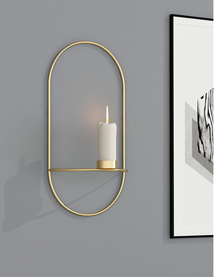 Geometric Iron Candle Holder, candlestick, taper holder and table centerpiece
