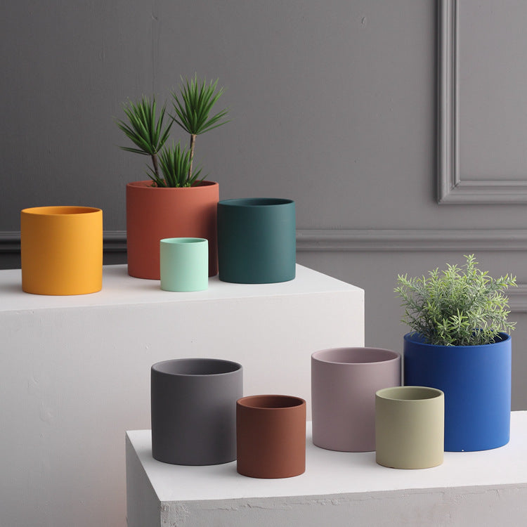 Ceramic Plant Pots with Drainage Hole, flower pot and planter