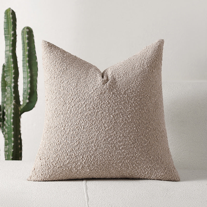 Solid-Color Chenille Pillow Cover, throw pillow cover, cushion cover and chenille pillowcase