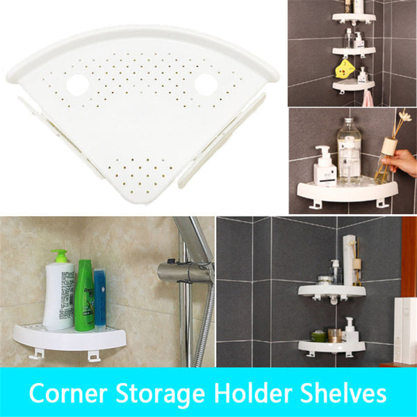 Bathroom Corner Shelf, shower organizer and suction shelf