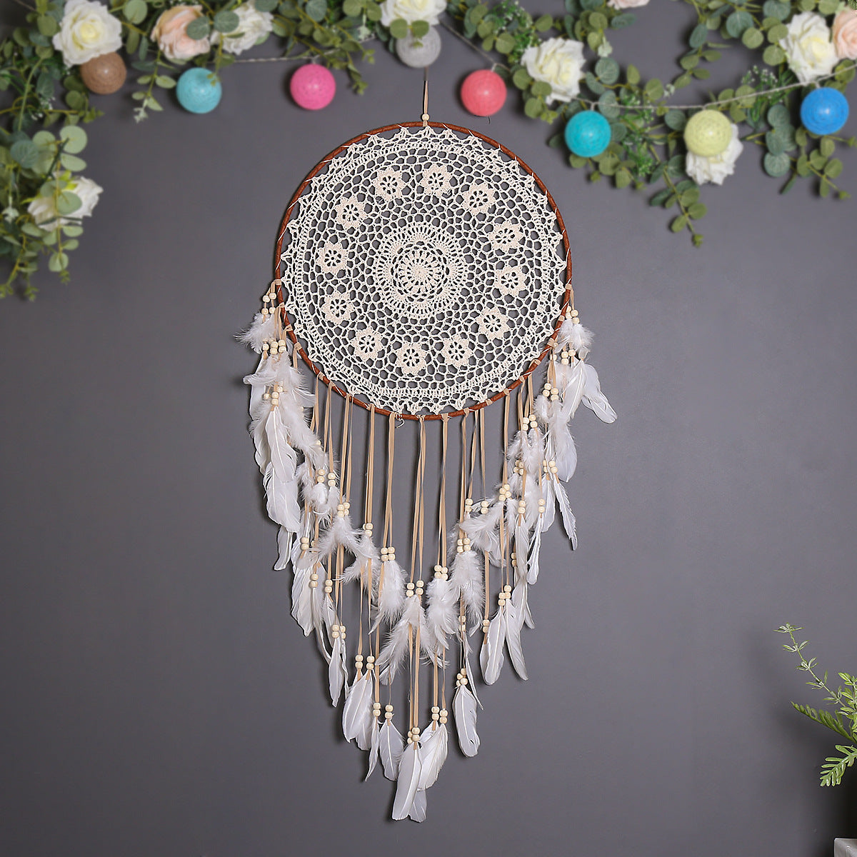 Bohemian Dreamcatcher Decorative Wall Hanging, boho wall decor