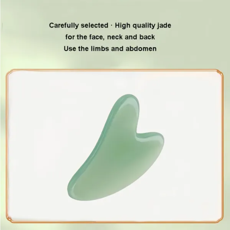 Gua Sha Board, facial massage stone and skin care tool