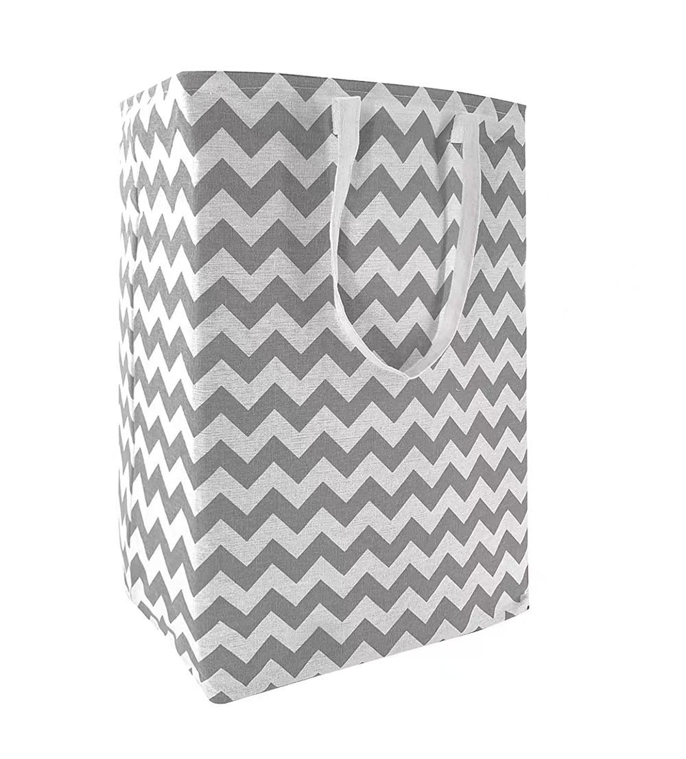 Foldable Fabric Laundry Basket in Stripes and Patterns, laundry hamper, clothes basket and storage basket