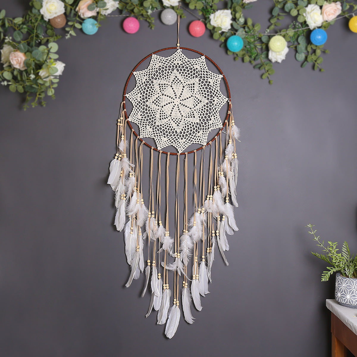 Bohemian Dreamcatcher Decorative Wall Hanging, boho wall decor