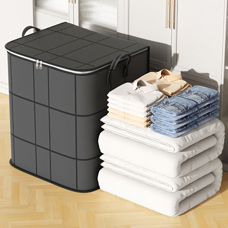 Zippered Clothes and Bedding Storage Bag, clothes storage bag, blanket bag and closet storage