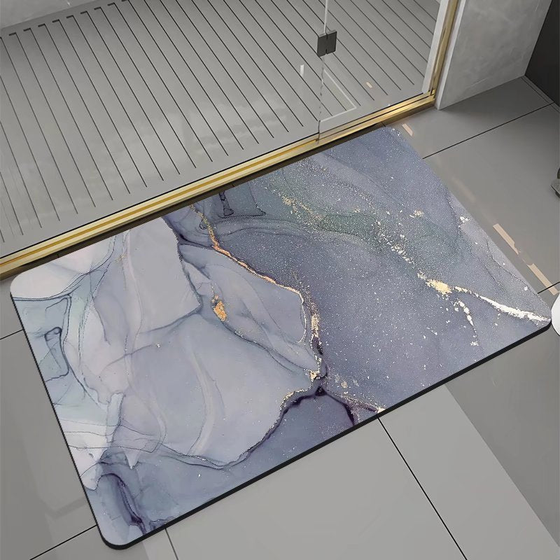 Geometric Bathroom Floor Mat, bath mat and bathroom rug