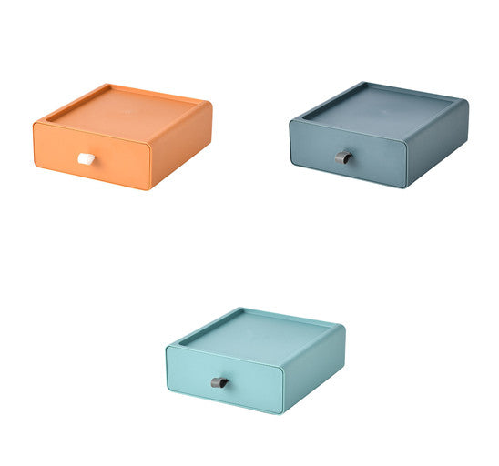 Stackable Desktop Storage Box Organizer, desk organizer, makeup organizer and drawer organizer