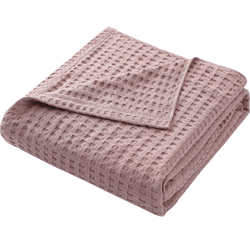 Waffle-Texture Sofa Throw Blanket, sofa blanket and waffle blanket