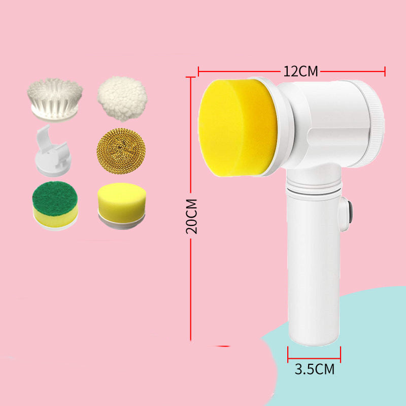 Electric Kitchen Cleaning Brush and Head Options, electric scrubber and kitchen brush