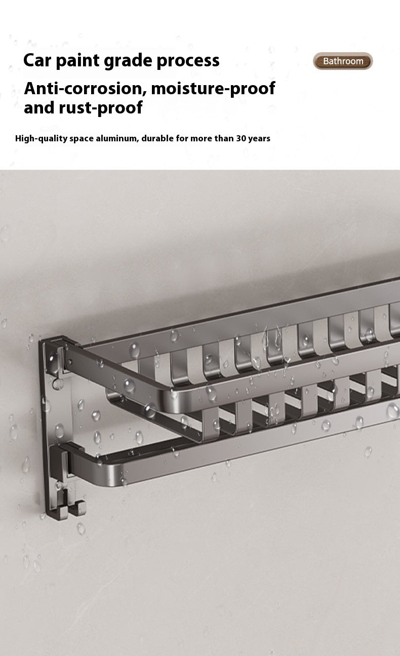 Gun Gray Bathroom Towel Rack and Accessory Options, towel bar, bathroom shelf and towel holder