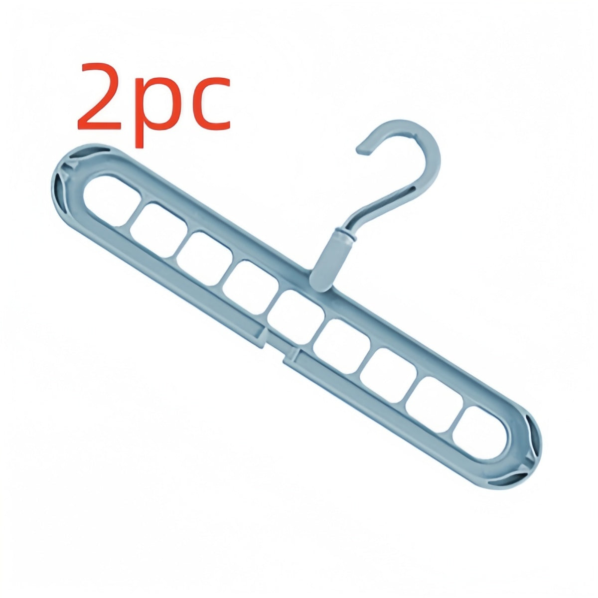 9-Hole Folding Clothes Hanger Organizer, hanger stacker, closet organizer and clothes hanger holder