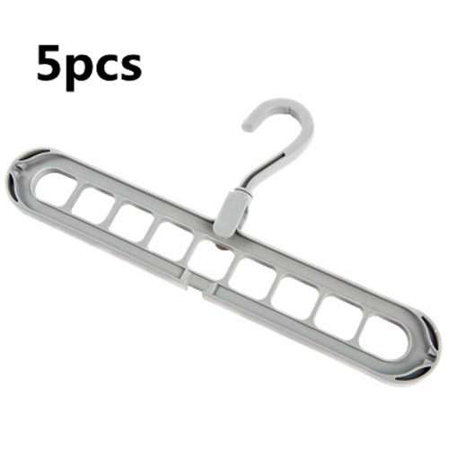 9-Hole Folding Clothes Hanger Organizer, hanger stacker, closet organizer and clothes hanger holder