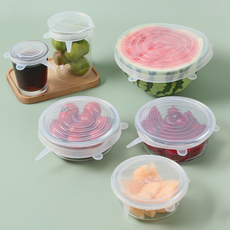 Silicone Stretch Lids, reusable food covers and bowl lids