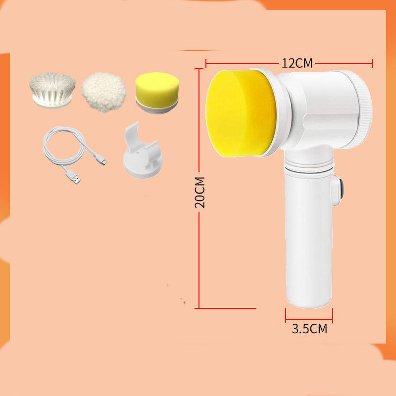 Electric Kitchen Cleaning Brush and Head Options, electric scrubber and kitchen brush