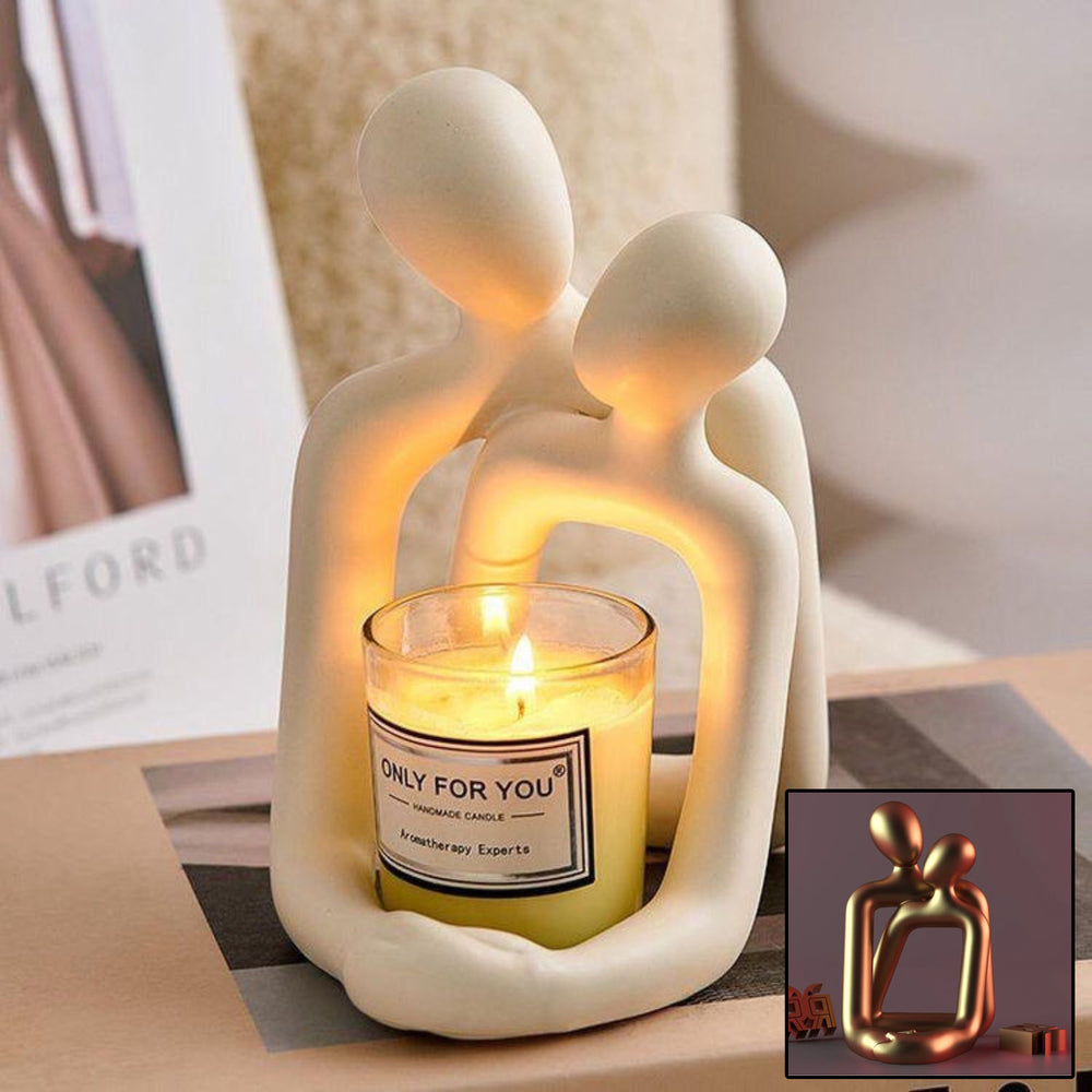 Couple Resin Sculpture for Home Decor, couple statue, resin figurine and shelf decor