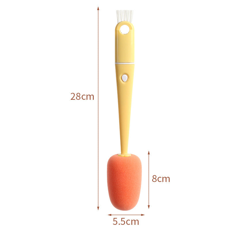 Four-in-One Cup Brush, bottle brush and cup cleaner