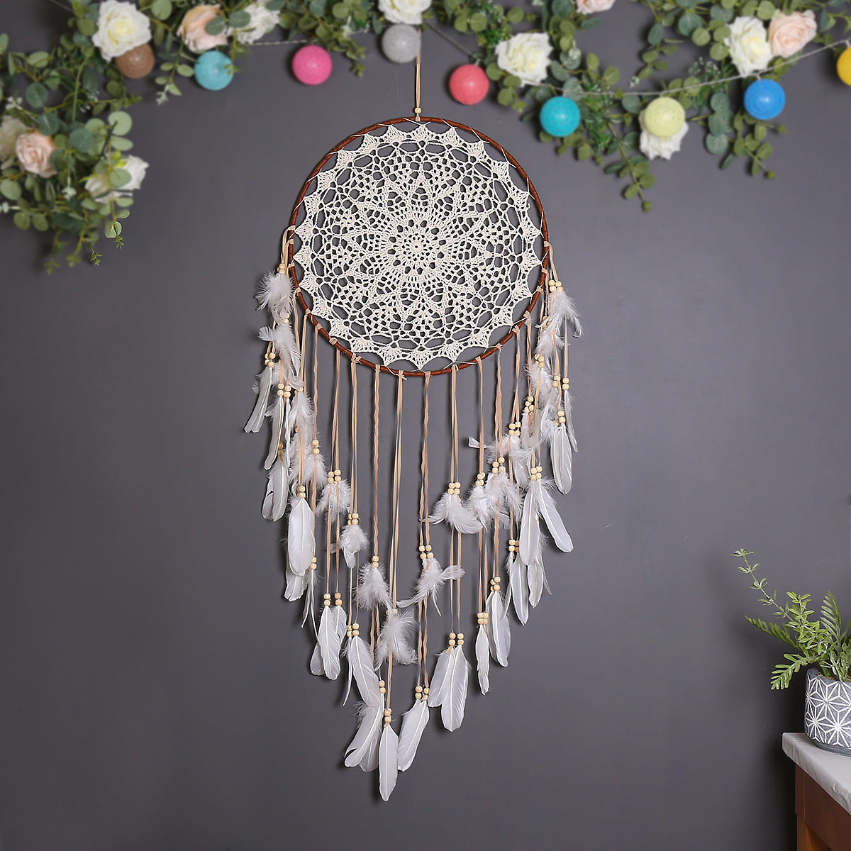 Bohemian Dreamcatcher Decorative Wall Hanging, boho wall decor