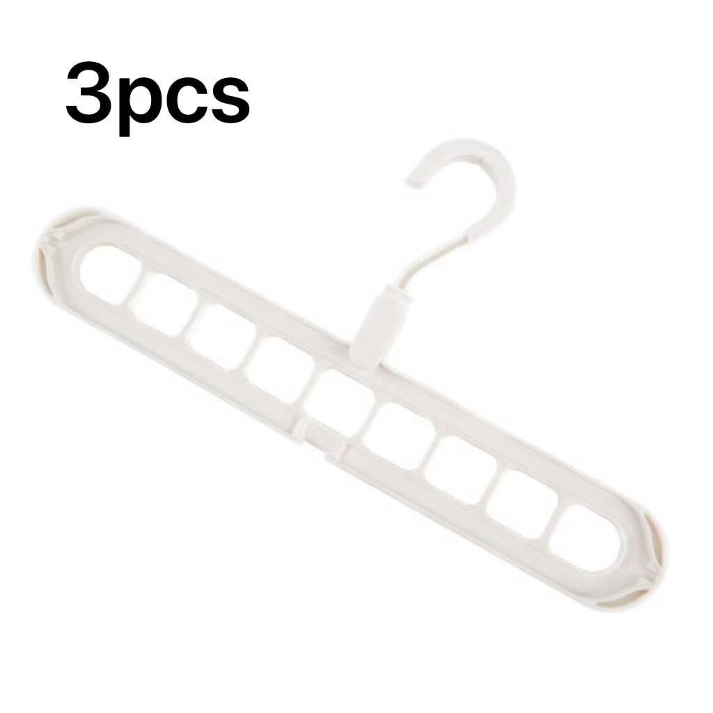 9-Hole Folding Clothes Hanger Organizer, hanger stacker, closet organizer and clothes hanger holder