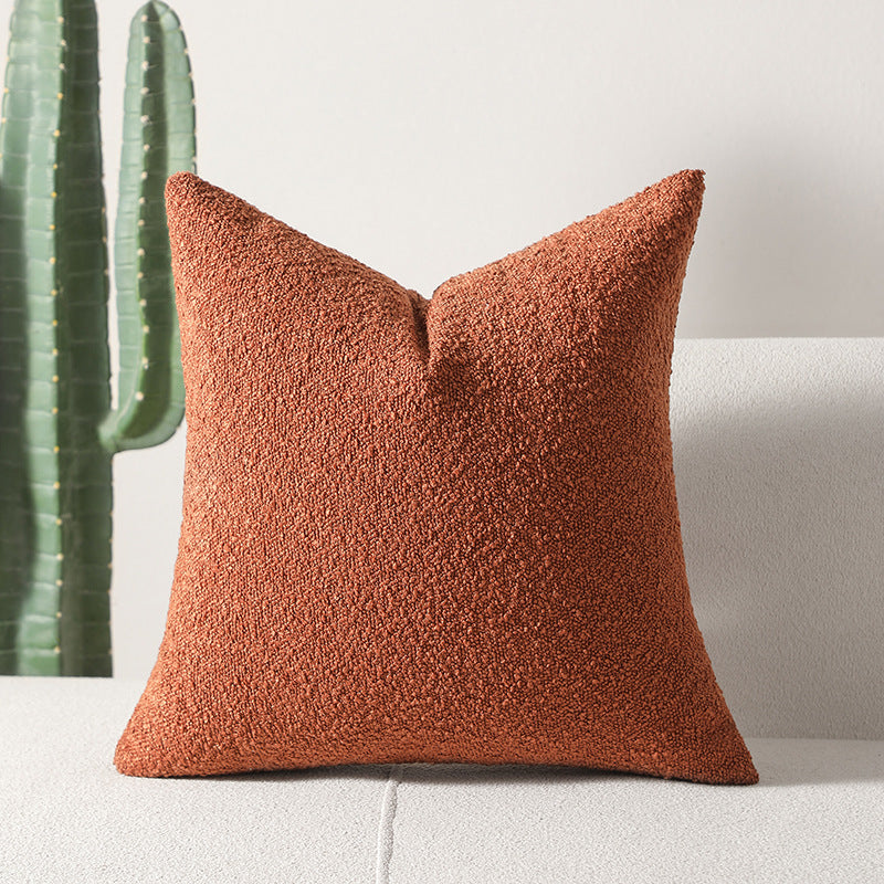 Solid-Color Chenille Pillow Cover, throw pillow cover, cushion cover and chenille pillowcase