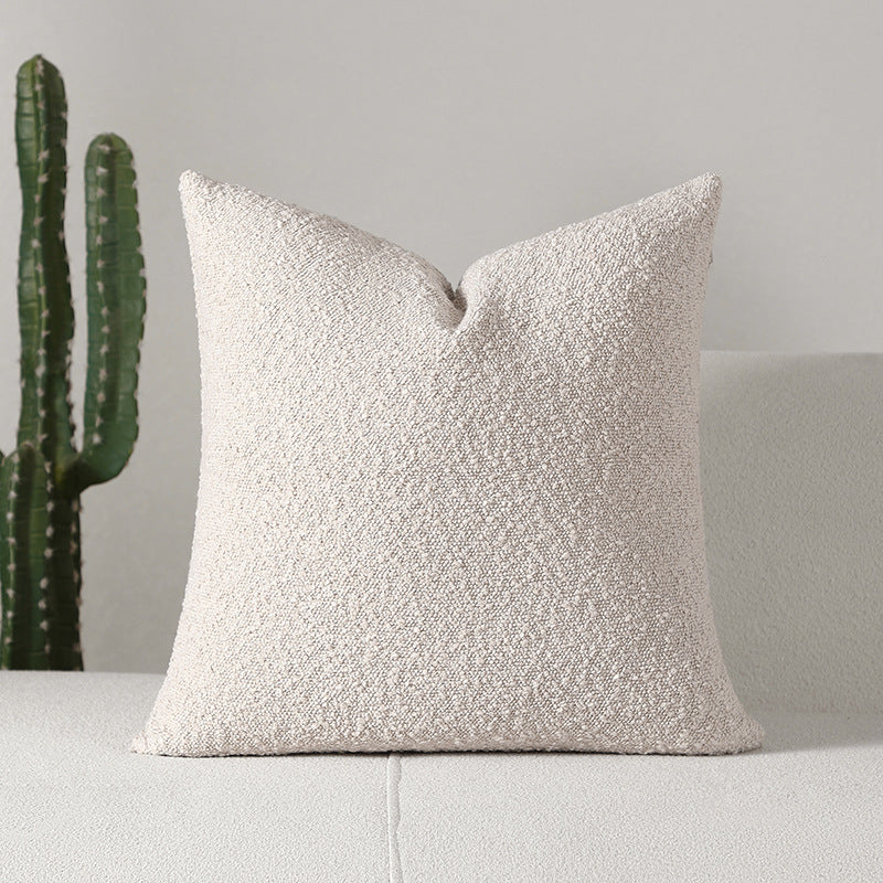 Solid-Color Chenille Pillow Cover, throw pillow cover, cushion cover and chenille pillowcase
