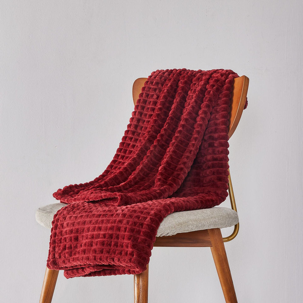Solid-Color Polyester Sofa and Bed Blanket, throw blanket and sofa blanket