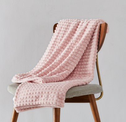 Solid-Color Polyester Sofa and Bed Blanket, throw blanket and sofa blanket