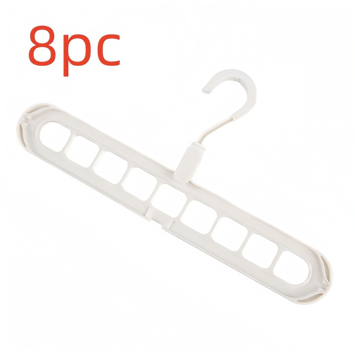 9-Hole Folding Clothes Hanger Organizer, hanger stacker, closet organizer and clothes hanger holder