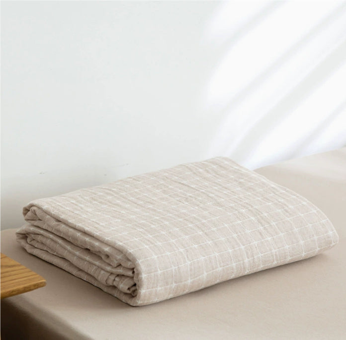 Cotton Gauze Bedspread Blanket, coverlet and gauze blanket