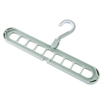 9-Hole Folding Clothes Hanger Organizer, hanger stacker, closet organizer and clothes hanger holder