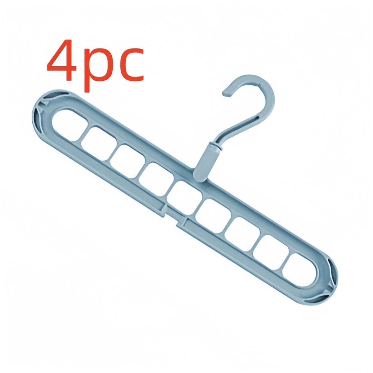 9-Hole Folding Clothes Hanger Organizer, hanger stacker, closet organizer and clothes hanger holder