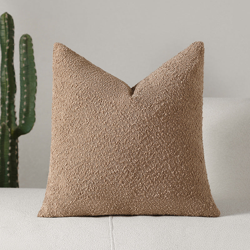 Solid-Color Chenille Pillow Cover, throw pillow cover, cushion cover and chenille pillowcase