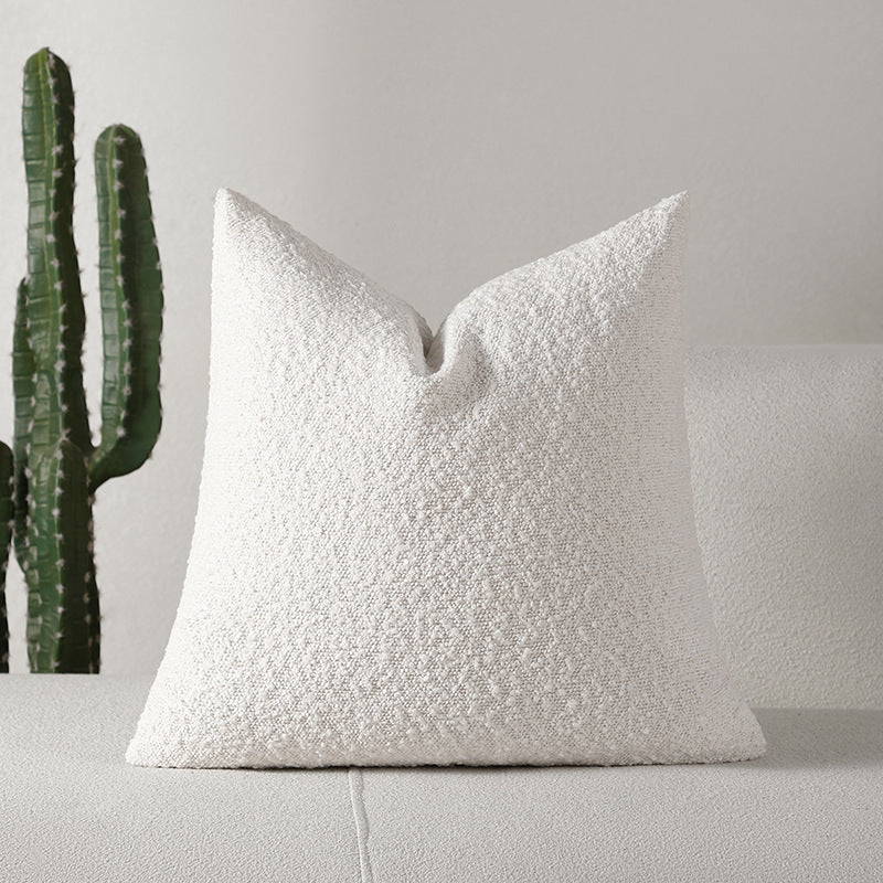 Solid-Color Chenille Pillow Cover, throw pillow cover, cushion cover and chenille pillowcase