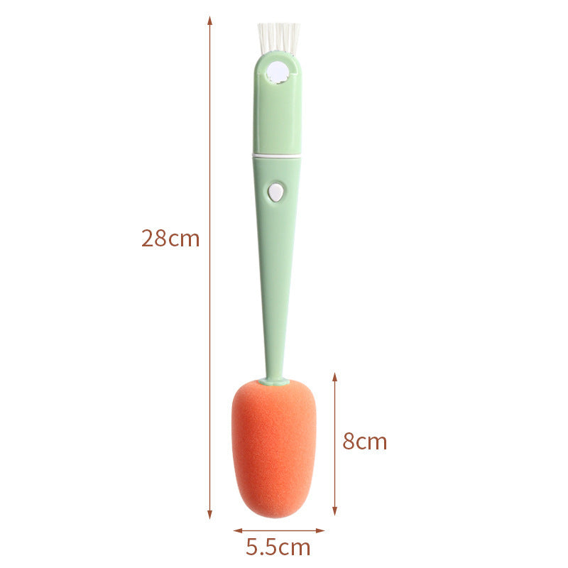Four-in-One Cup Brush, bottle brush and cup cleaner