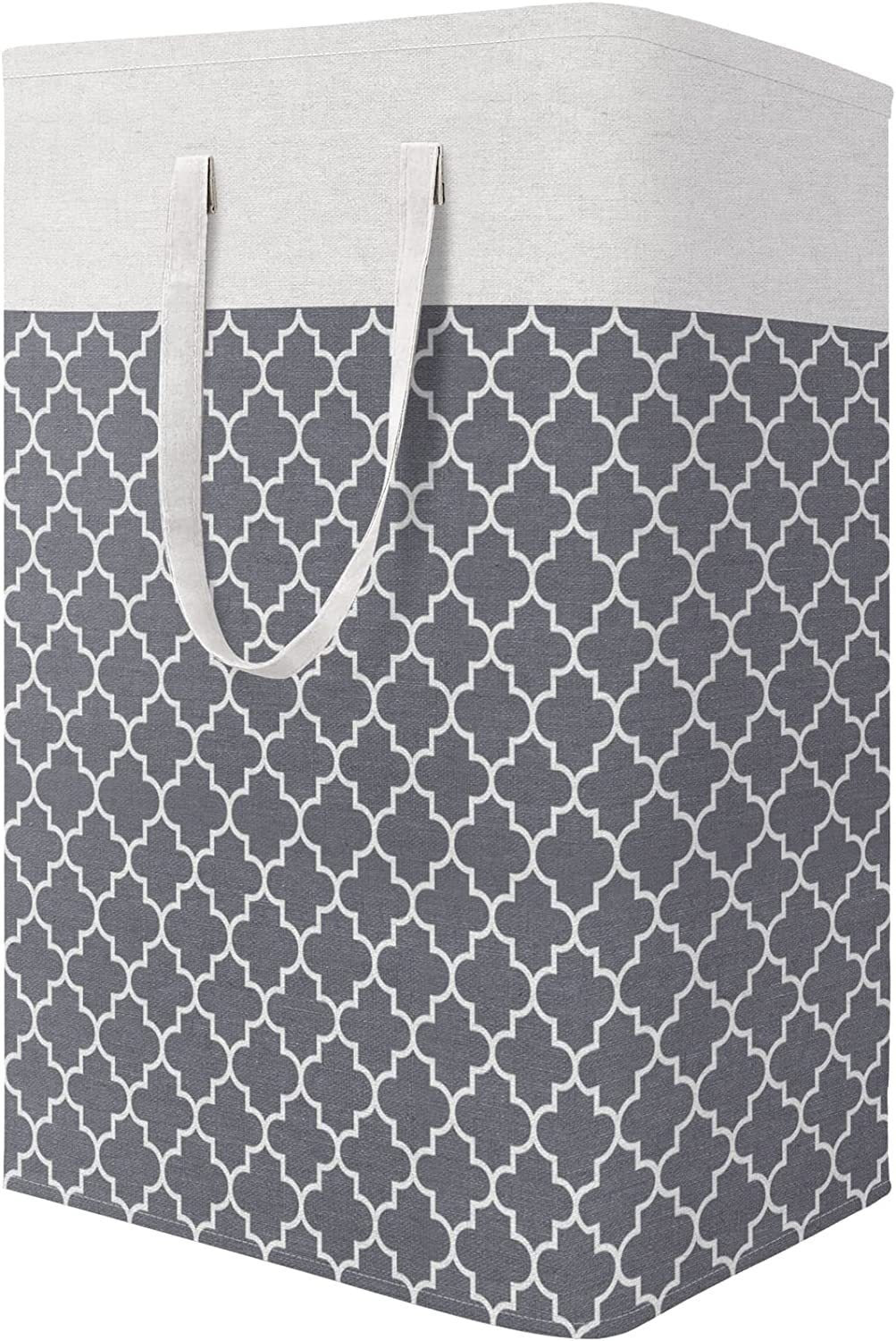 Foldable Fabric Laundry Basket in Stripes and Patterns, laundry hamper, clothes basket and storage basket