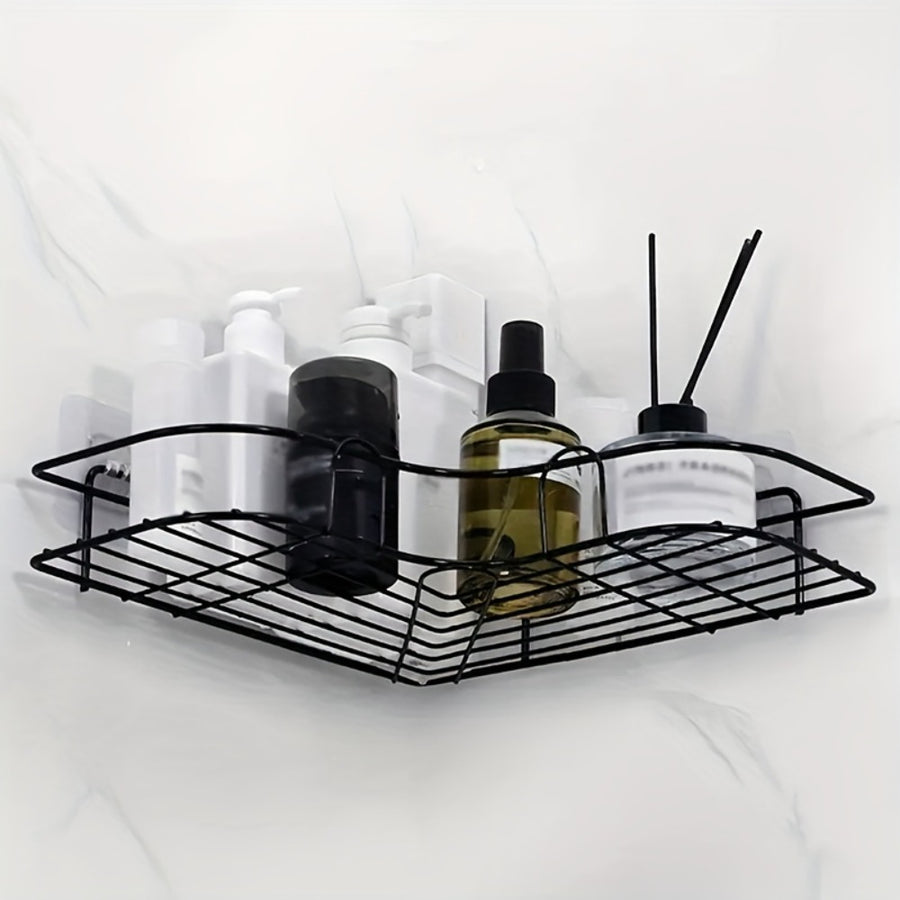 Wall-Mounted Shower Caddy, bathroom shelf and triangle storage rack