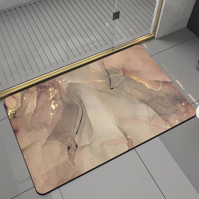Geometric Bathroom Floor Mat, bath mat and bathroom rug