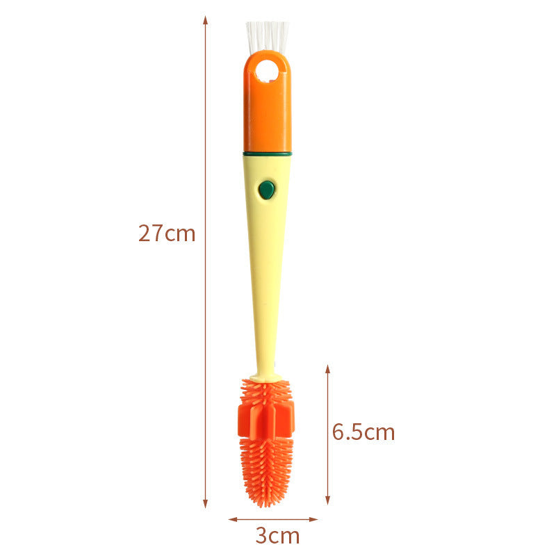 Four-in-One Cup Brush, bottle brush and cup cleaner
