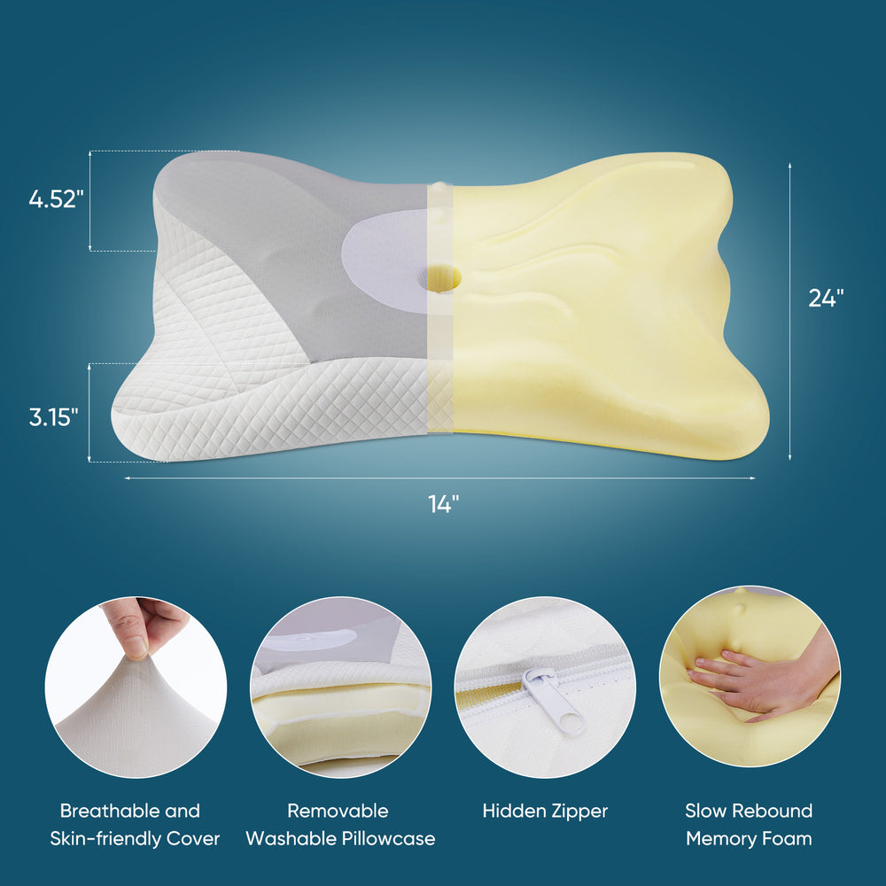 Foam Neck Pillow, cervical pillow and neck support