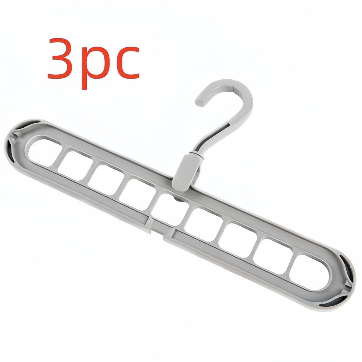 9-Hole Folding Clothes Hanger Organizer, hanger stacker, closet organizer and clothes hanger holder