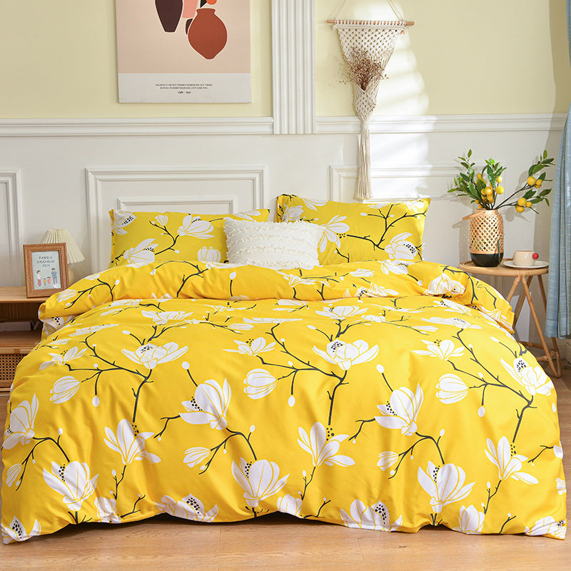 Geometric Brushed Duvet Cover, comforter cover and quilt cover
