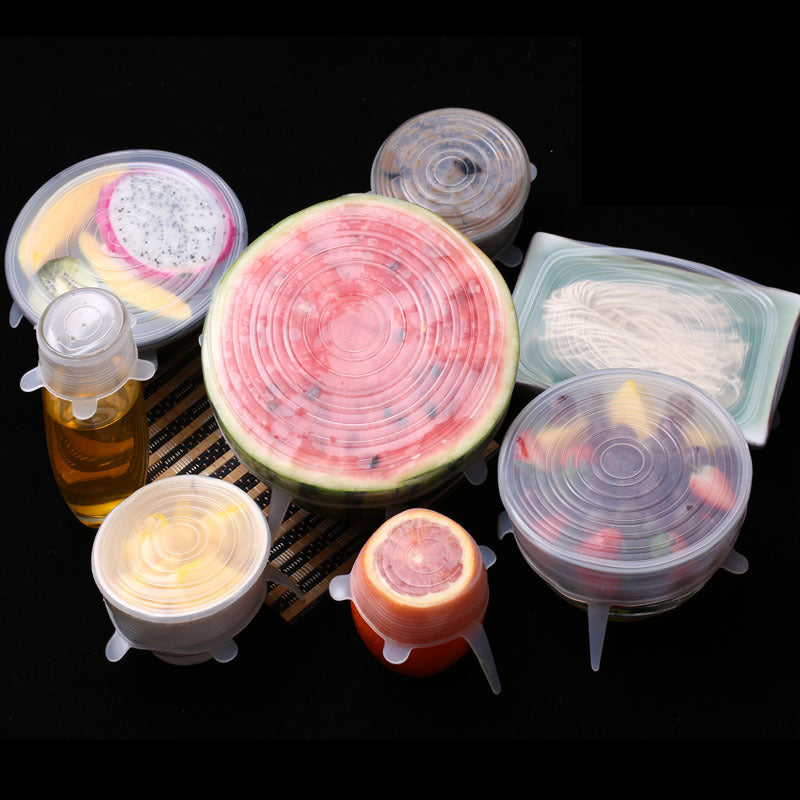 Silicone Stretch Lids, reusable food covers and bowl lids