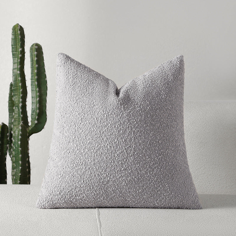 Solid-Color Chenille Pillow Cover, throw pillow cover, cushion cover and chenille pillowcase